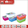 Container(1.65L) aliments micro-ondes Rect.